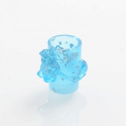 810 Beauty Style Drip Tip for Goon / Kennedy / Reload / Battle RDA - Blue, Resin, 22mm