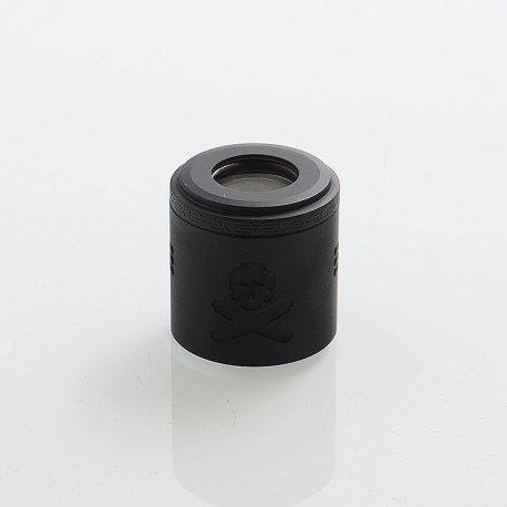 Authentic VandyVape Replacement Airflow Cap for Bonza Kit / Bonza V1.5 RDA - Matte Black, Stainless Steel