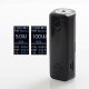 Authentic Hotcig G100 100W TC VW Variable Wattage Box Mod - Black, Zinc Alloy, 5~100W, 1 x 18650 / 20700 / 21700