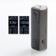 Authentic Hotcig G100 100W TC VW Variable Wattage Box Mod - Grey, Zinc Alloy, 5~100W, 1 x 18650 / 20700 / 21700