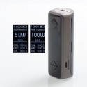 Authentic Hot G100 100W TC VW Variable Wattage Box Mod - Grey, Zinc Alloy, 5~100W, 1 x 18650 / 20700 / 21700