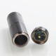 Authentic Cthulhu Tube Dual MOSFET Semi-Mechanical Mod - Silver, 1 x 18350 / 18650, 24mm Diameter