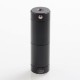 Authentic Cthulhu Tube Dual MOSFET Semi-Mechanical Mod - Black, 1 x 18350 / 18650, 24mm Diameter