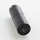 Authentic Cthulhu Tube Dual MOSFET Semi-Mechanical Mod - Black, 1 x 18350 / 18650, 24mm Diameter