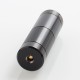 Authentic Cthulhu Tube Dual MOSFET Semi-Mechanical Mod - Black, 1 x 18350 / 18650, 24mm Diameter