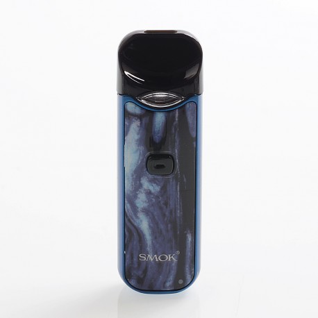 Authentic SMOKTech SMOK Nord 15W 1100mAh Pod System Starter Kit - Blue Black Resin, 1.4 Ohm / 0.6 Ohm, 3ml