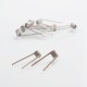 Authentic Coilology Staple Ni80 Wire Prebuilt Coil - 38GA x 28GA x 8 + 36GA, 0.34 Ohm (10 PCS)