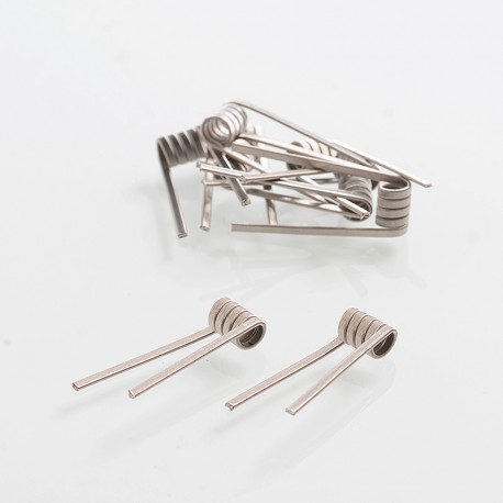[Ships from Bonded Warehouse] Authentic Coilology Framed Staple Ni80 Coil - 28GA x 2 + 38GA x 28GA x 4 + 36GA, 0.3 Ohm (10 PCS)