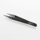 Authentic Vpdam Stainless Steel + Ceramic Straight Tip Tweezers for E-Cigarettes / RDA / RTA / RDTA Vape Atomizer - Black