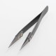 Authentic Vpdam Stainless Steel + Ceramic Straight Tip Tweezers for E-Cigarettes / RDA / RTA / RDTA Vape Atomizer - Black