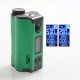 Authentic Dovpo Topside Dual 200W TC VW Variable Wattage Squonk Box Mod - Green, 5~200W, 2 x 18650, 10ml