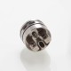 Authentic Youde UD Anzu RDA Rebuildable Dripping Atomizer - Silver, Stainless Steel, 22mm Diameter