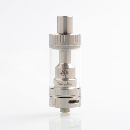 Authentic YouDe UD Simba RTA Rebuildable Tank Atomizer - Silver, Stainless Steel, 4.5ml, 22mm Diameter