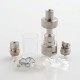 Authentic YouDe UD Simba RTA Rebuildable Tank Atomizer - Silver, Stainless Steel, 4.5ml, 22mm Diameter