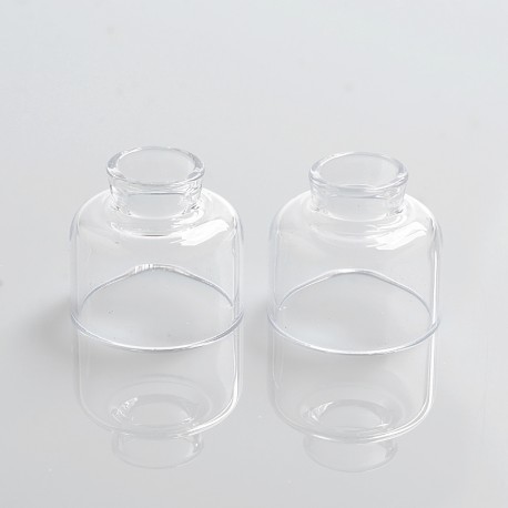 Authentic Steam Crave Glaz RDSA V1.1 Replacement Glass Top Cap - Transparent (2 PCS)