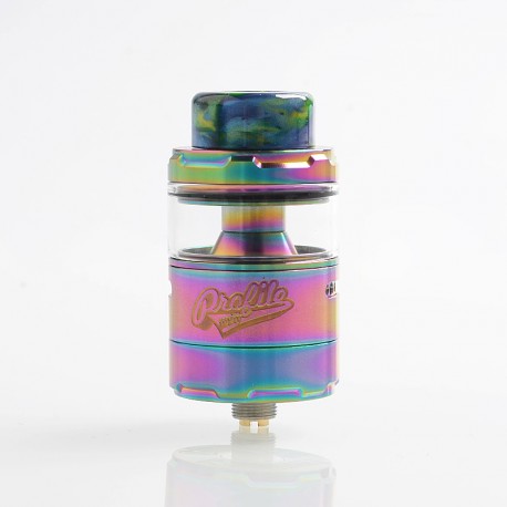 Authentic Wotofo Profile Unity RTA Rebuildable Tank Atomizer - Rainbow, Stainless Steel, 5ml, 25mm Diameter