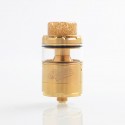 Authentic Wotofo Profile Unity RTA Rebuildable Tank Atomizer - Gold, Stainless Steel, 5ml, 25mm Diameter