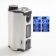 Authentic Dovpo Topside Dual 200W TC VW Variable Wattage Squonk Box Mod - Silver, 5~200W, 2 x 18650, 10ml