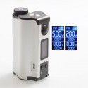 [Ships from Bonded Warehouse] Authentic Dovpo Topside Dual 200W TC VW Squonk Box Mod - Silver, 5~200W, 2 x 18650, 10ml