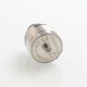 Authentic Steam Crave Glaz RDSA V1.1 30mm Rebuildable Dripping Atomizer w/ BF Pin - Silver, 30mm Diameter