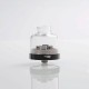 Authentic Steam Crave Glaz RDSA V1.1 30mm Rebuildable Dripping Atomizer w/ BF Pin - Silver, 30mm Diameter