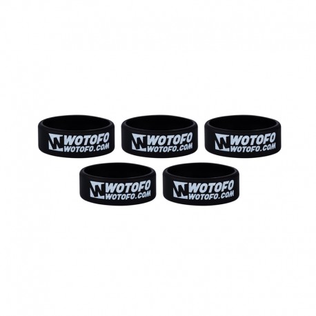 Authentic Wotofo Band Tank Protector Silicone Anti-slip Ring - Black (5 PCS)