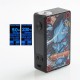 Authentic Vapelustion Hannia 230W TC VW Variable Wattage Box Mod - Graffiti, 2 x 18650