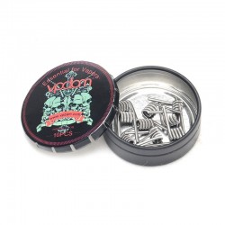 Authentic Vpdam Staggered Kanthal A1 Wire Prebuilt Coil - (24GA + 24GA) x 32GA, 0.3 Ohm (10 PCS)