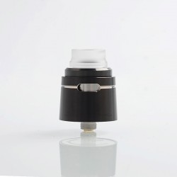 Authentic Vapesoon VS24 RDA Rebuildable Dripping Atomizer w/ BF Pin - Black, Stainless Steel, 24mm Diameter