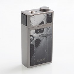 Authentic Uwell Blocks 90W Pump Squonk Box Mod - Grey, 1 x 18650, 15ml