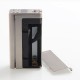 Authentic SMOKTech X Cube Mini 75W Bluetooth TC VW Variable Wattage Box Mod - Silver, 1~75W, 1 x 18650