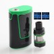 Authentic SMOKTech SMOK G150 150W TC VW Mod + Spirals Plus Tank Kit EU Edition - Black + Green, 6~150W, 2 x 18650, 2ml, 0.6 Ohm