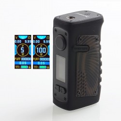 Authentic VandyVape Jackaroo 100W TC VW Variable Wattage Box Mod - American Eagle, 5~100W, 1 x 18650 / 20700 / 21700