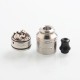 Authentic Vapefly Holic MTL RDA Rebuildable Dripping Atomizer w/ BF Pin - Silver, Stainless Steel, 22.2mm Diameter