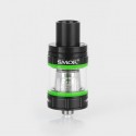 Authentic SMOKTech SMOK TFV8 Baby Sub Ohm Tank Atomizer - Black + Green, Stainless Steel, 2ml, 22mm Diameter, EU Edition