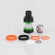 Authentic SMOKTech SMOK TFV8 Baby Sub Ohm Tank Atomizer - Black + Green, Stainless Steel, 2ml, 22mm Diameter, EU Edition