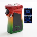 Authentic SMOKTech SMOK Mag 225W TC VW Variable Wattage Mod Right-Handed Edition - Red Rasta Color, 6~225W, 2 x 18650