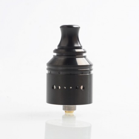 Authentic Vapefly Holic MTL RDA Rebuildable Dripping Atomizer w/ BF Pin - Black, Stainless Steel, 22.2mm Diameter
