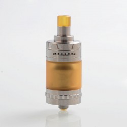 Authentic eXvape eXpromizer V4 MTL RTA Rebuildable Tank Atomizer - Brushed, Stainless Steel, 2ml, 23mm Diameter