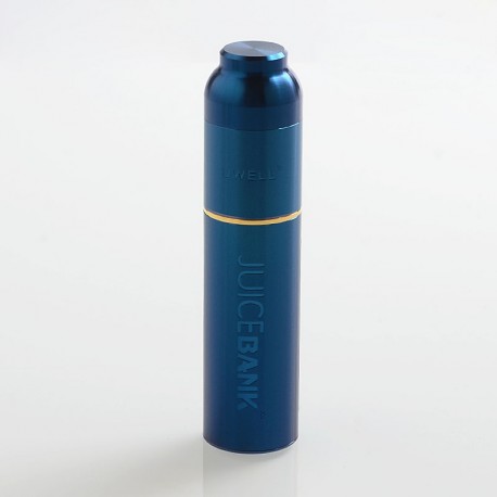 Authentic Uwell Bank Refilling Dripping Bottle for E- - Blue, Stainless Steel + Quartz Glass, 15ml