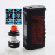 Authentic Vandy Vape Jackaroo 100W TC VW Box Mod + Jackaroo Tank Kit - Red Ridge, 5~100W, 1 x 18650 / 20700 / 21700, 5ml