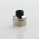 Authentic Steam Crave Glaz RDSA V1.1 Replacement Metal Top Cap - Silver, Stainless Steel
