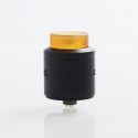 Authentic GeekVape Tengu RDA Rebuildable Dripping Atomizer w/ BF Pin - Black, Stainless Steel, 24mm Diameter