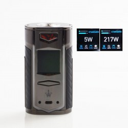 Authentic Voopoo X217 217W TC VW Variable Wattage Box Mod - P-Scarlet, 5~217W, 2 x 18650 / 20700 / 21700