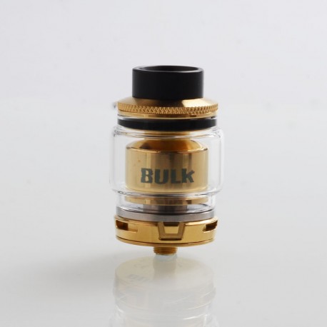 Authentic Oumier Bulk RTA Rebuildable Tank Atomizer - Gold, Stainless Steel, 6.5ml, 28mm Diameter