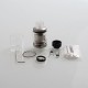 Authentic Oumier Bulk RTA Rebuildable Tank Atomizer - Gold, Stainless Steel, 6.5ml, 28mm Diameter