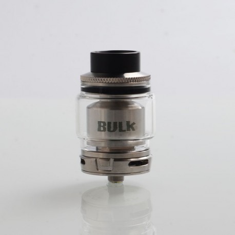 Authentic Oumier Bulk RTA Rebuildable Tank Atomizer - Silver, Stainless Steel, 6.5ml, 28mm Diameter