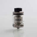 Authentic Oumier Bulk RTA Rebuildable Tank Atomizer - Silver, Stainless Steel, 6.5ml, 28mm Diameter