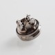 Authentic Oumier Bulk RTA Rebuildable Tank Atomizer - Silver, Stainless Steel, 6.5ml, 28mm Diameter