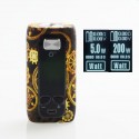 Authentic ThinkVape Thor 200W TC VW Variable Wattage Box Mod - Gear, ABS, 5~200W, 2 x 18650